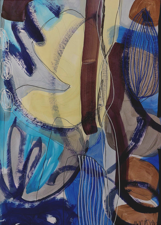 Kleine Vis, Grote Vis I | Canvas