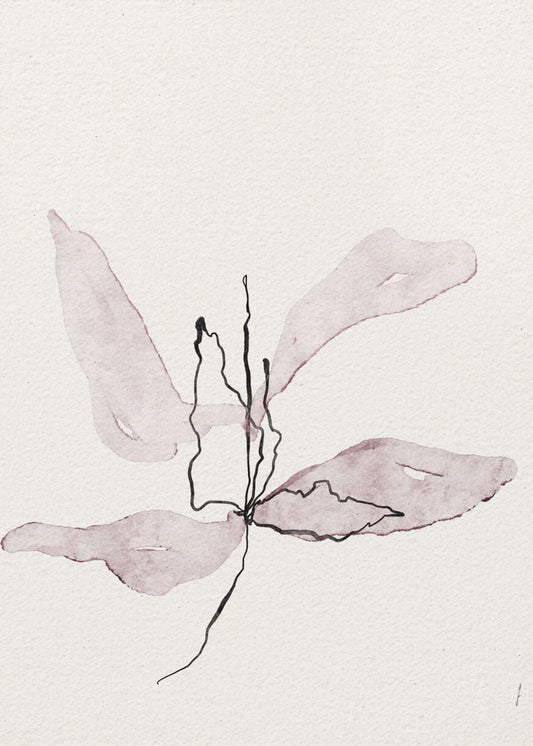 Delicate Bloemblaadjesdans | Canvas