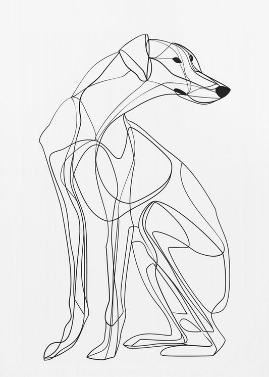 Lijnhond | Poster