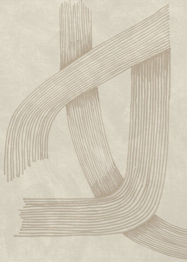 Abstracte geavanceerde lijn 01 | Poster