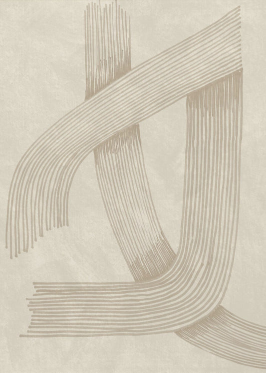 Abstracte geavanceerde lijn 01 | Poster