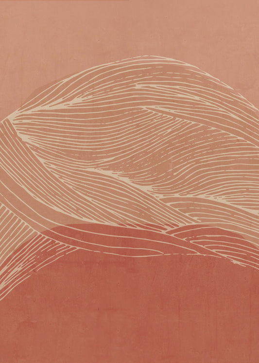 Abstract Van de weg | Canvas