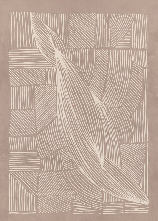 Abstracte onregelmatige lijnen | Poster