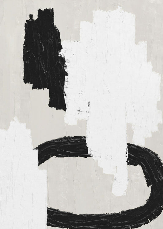 Monochrome Strokes | Poster