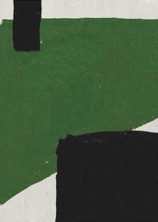 Emerald Abstraction | Canvas