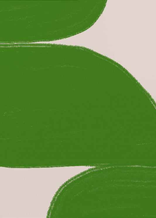 Green Waves Harmony | Canvas