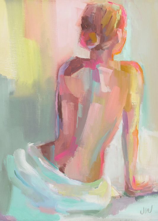 Vrouw poseren | Poster