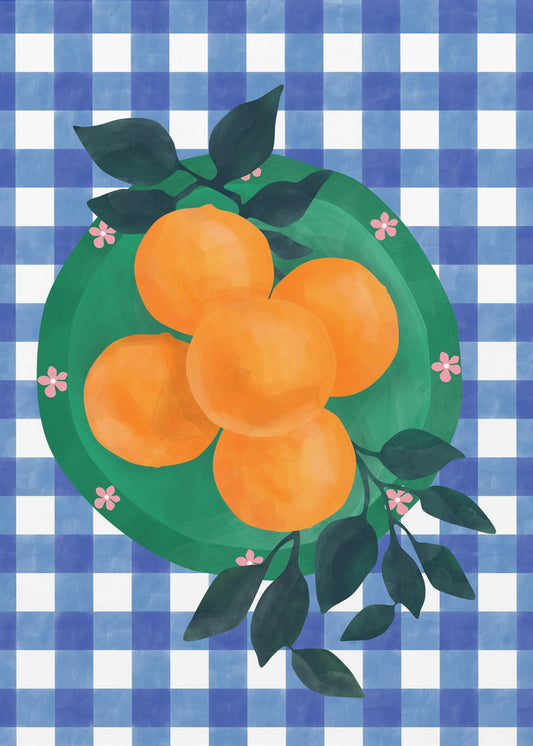 Geruite Citrus Charm | Poster