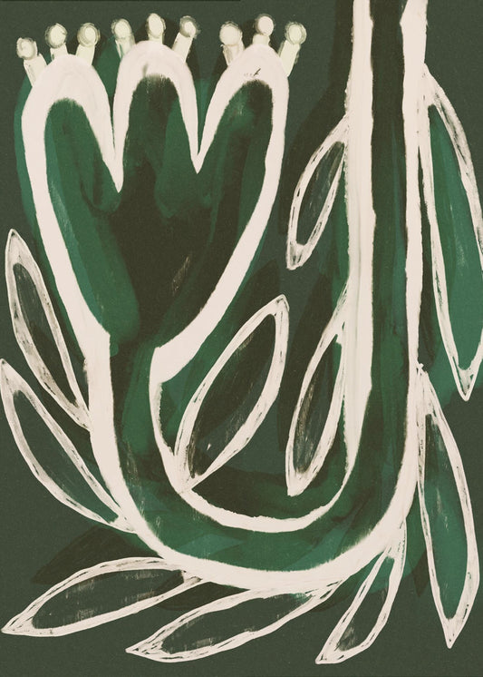 Groene Bloei Symfonie | Poster