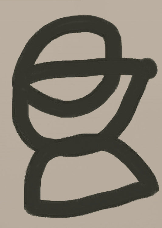Bold Abstract Form | Canvas