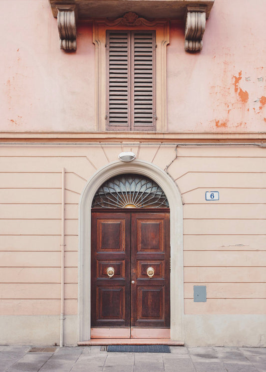Bologna in roze | Reisfotografie Italië | Canvas