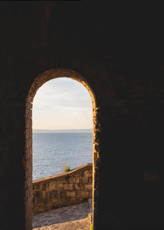 Doorkijken | Amalfikust Italië | Canvas