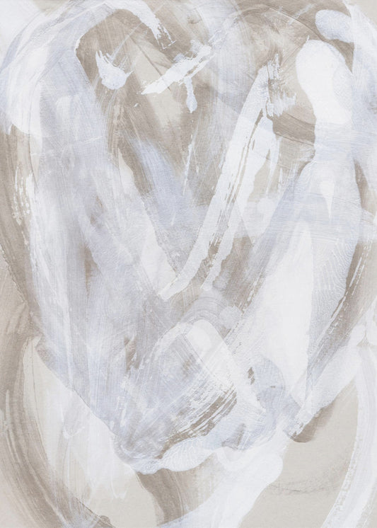 Abstracte penseelstreken 146 | Canvas
