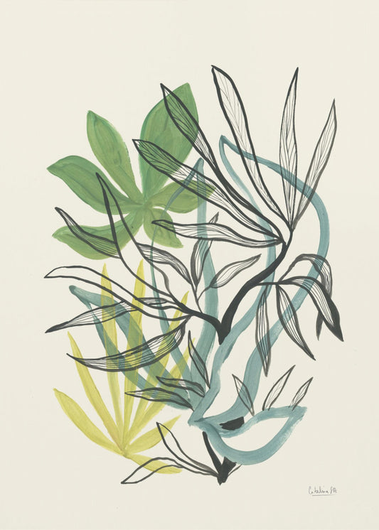 Gebladerte N.4 | Canvas