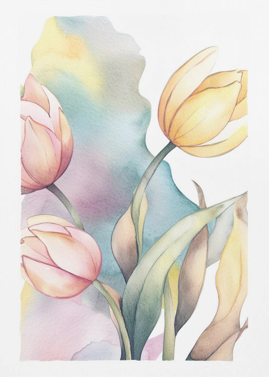 Watercolor Tulip | Poster