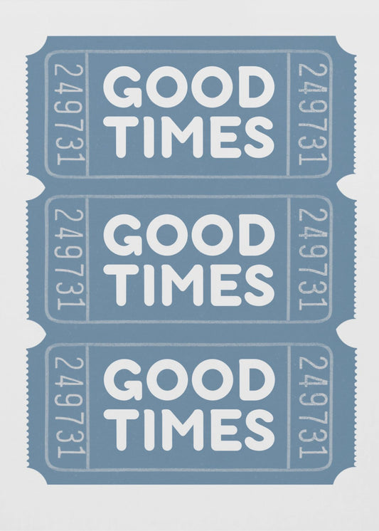 Blauwe Goede Tijden | Poster