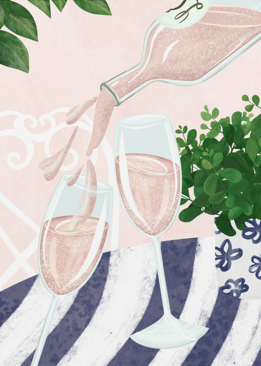 Mousserende rosé | Poster