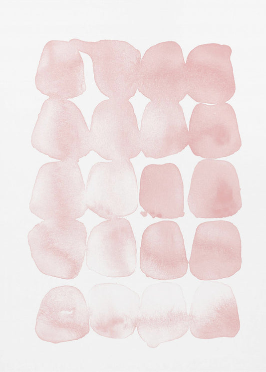 Abstract Blush Dots | Canvas