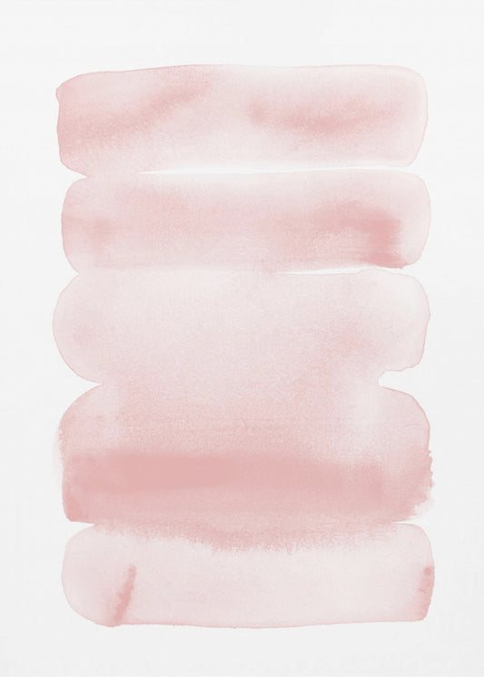 Abstract Blush Stripes | Canvas