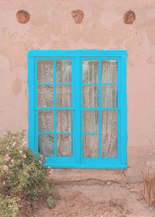 Turquoise raam - Taos, New Mexico | Poster