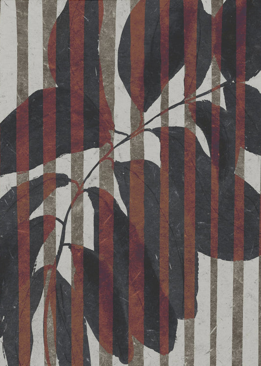 Gestreepte Botanische | Poster