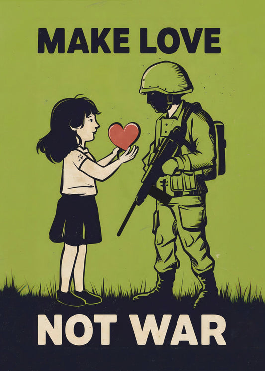 Make Love   Not War | Poster