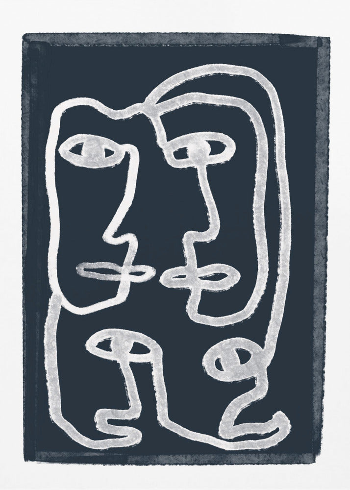Marine Abstract Mensen | Poster
