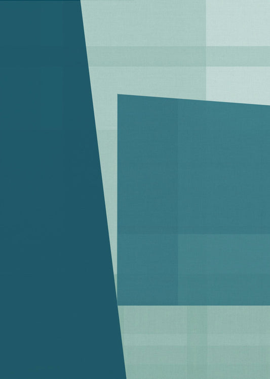 Woven Teal Jam 2 | Poster
