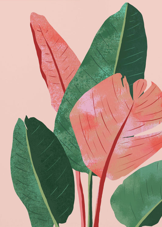 Blozend Tropisch | Poster