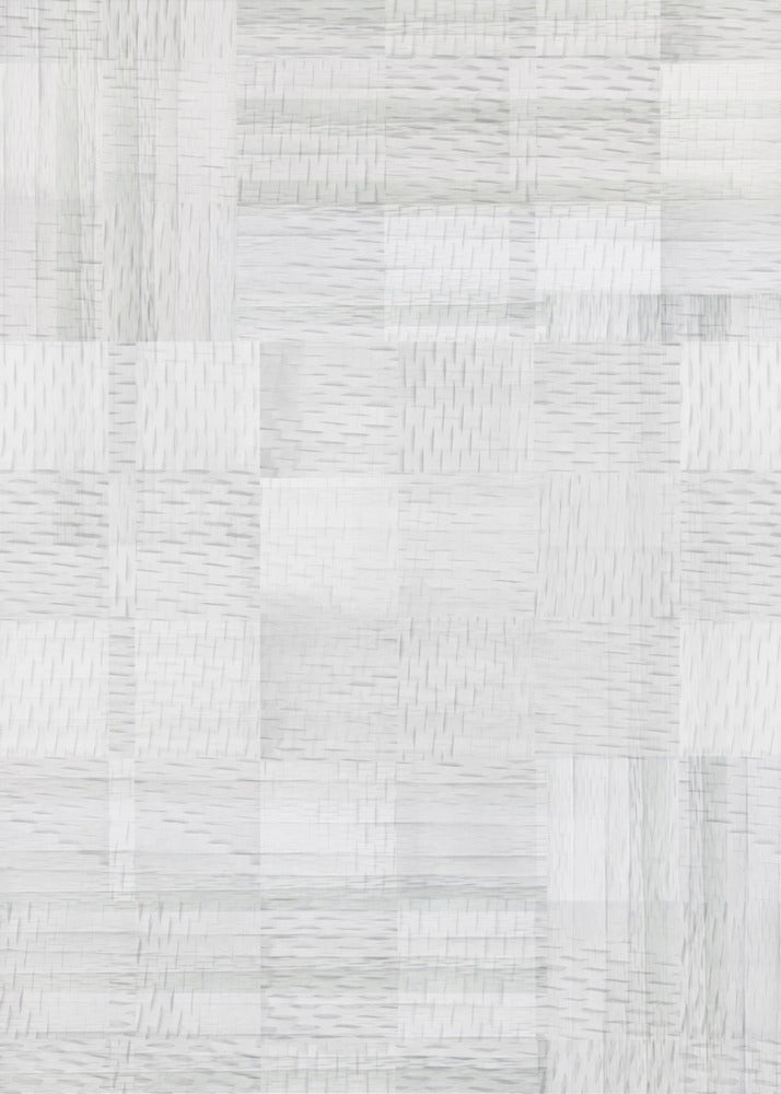 Witte Geweven Blokken 2 | Poster