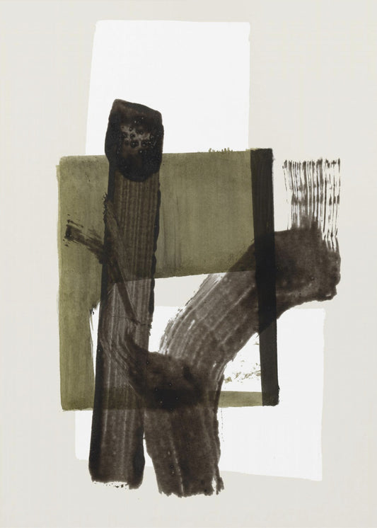 Zen Penseelwerk 4 | Canvas