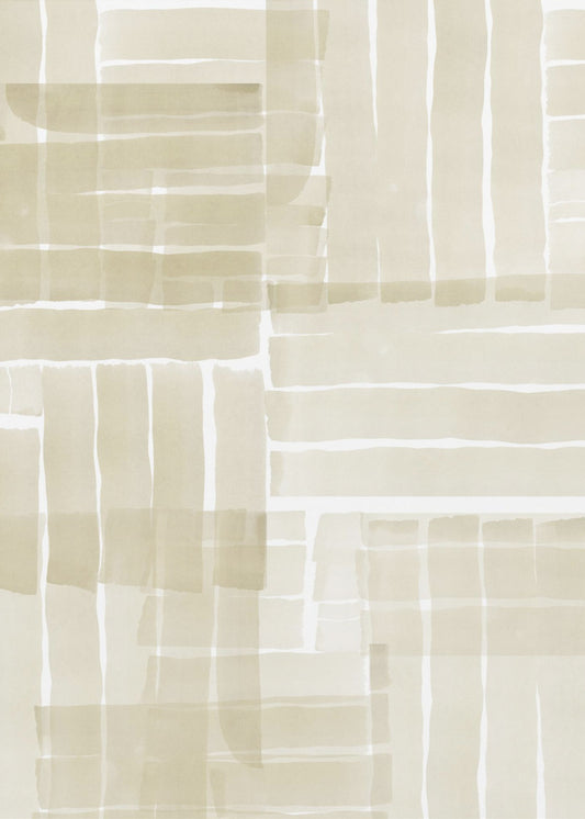 Neutraal Tangle Grid 3 | Poster