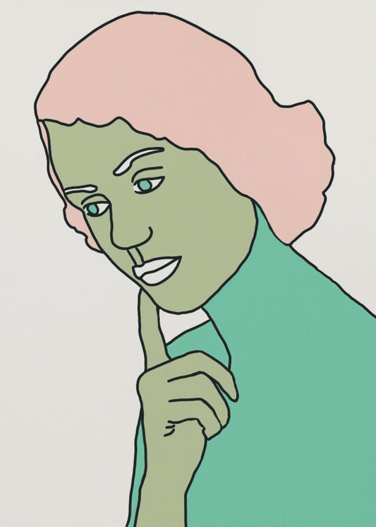 Lady Thinking Green | Poster