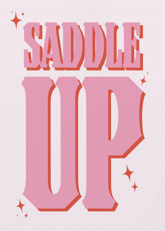 Zadel op | Poster