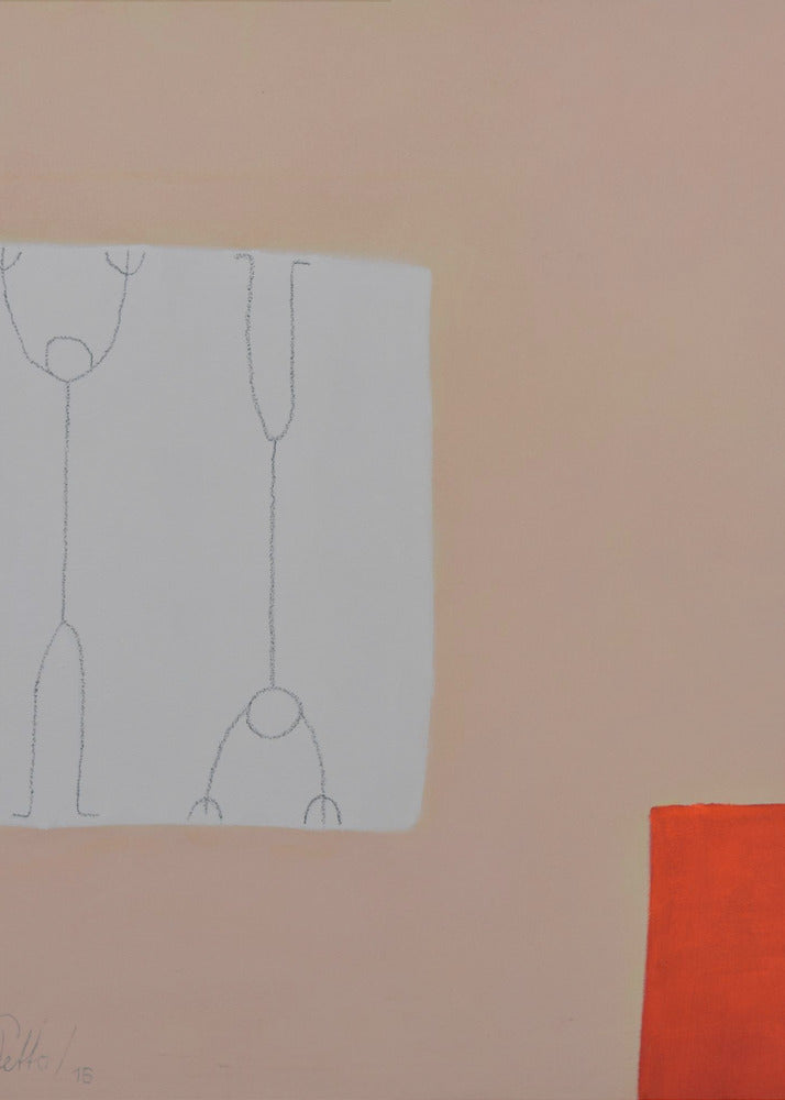 Twee in een bed | Canvas