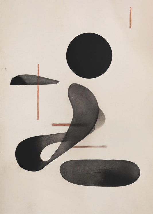 Abstracte stroomvormen | Canvas