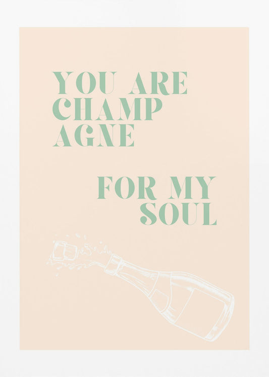 Champagne voor mijn ziel | Canvas