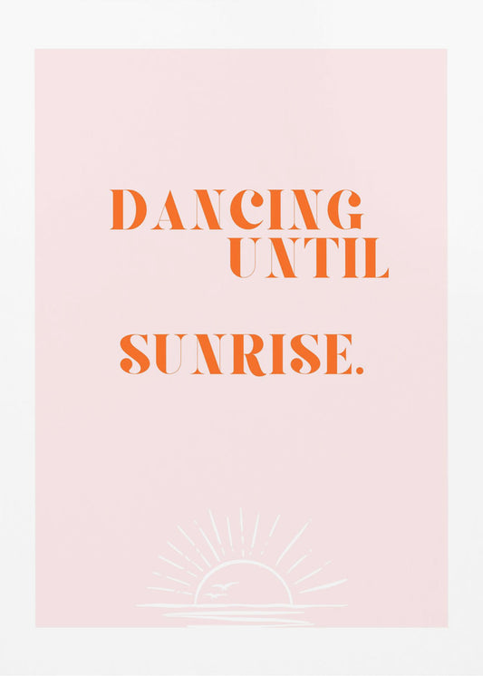 Dansen tot zonsopgang | Poster