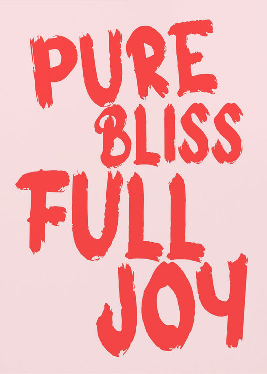 Pure gelukzaligheid, volledige vreugde | Canvas