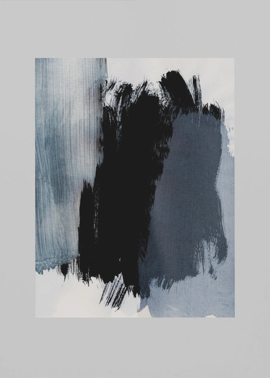 Abstracte penseelstreken 15 | Canvas