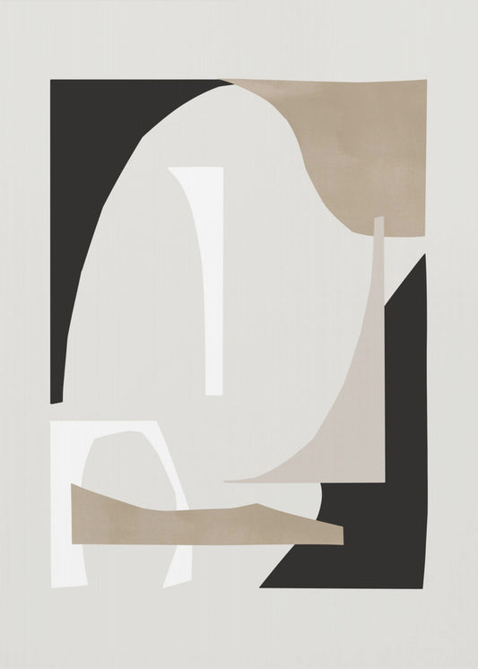 Abstracte vormen 3 | Canvas