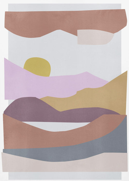 Abstracte vormen 8 | Canvas