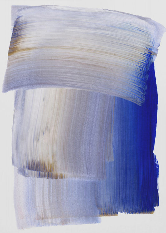 Abstracte penseelstreken 100 | Canvas