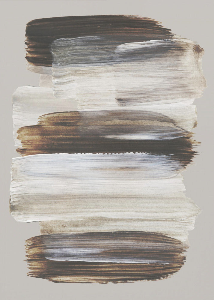 Abstracte penseelstreken 108 | Canvas