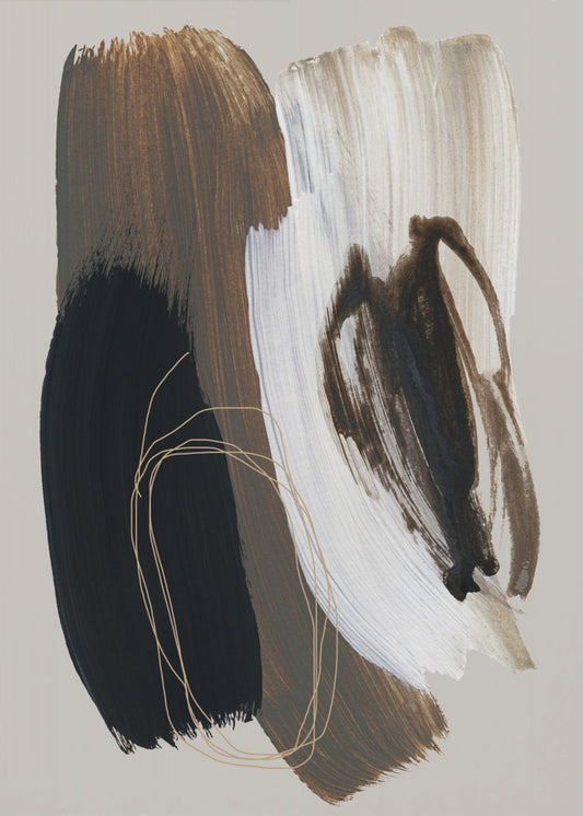 Abstracte penseelstreken 108X | Canvas