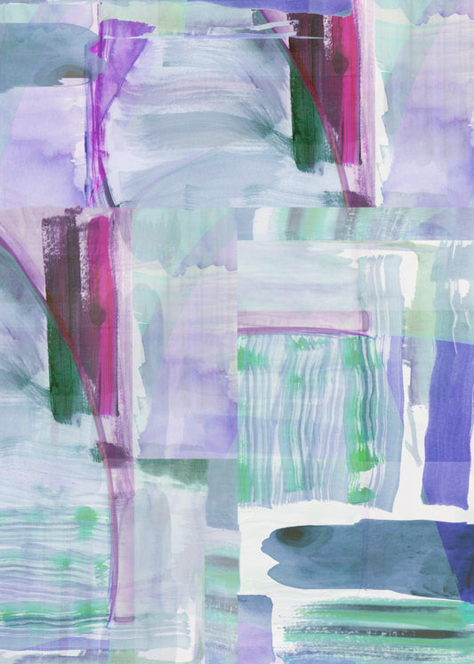 Pruim Paars Lila Abstract 1 | Poster