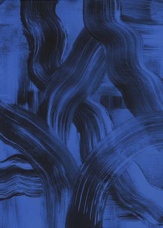 Abstracte penseelstreken 126X | Canvas