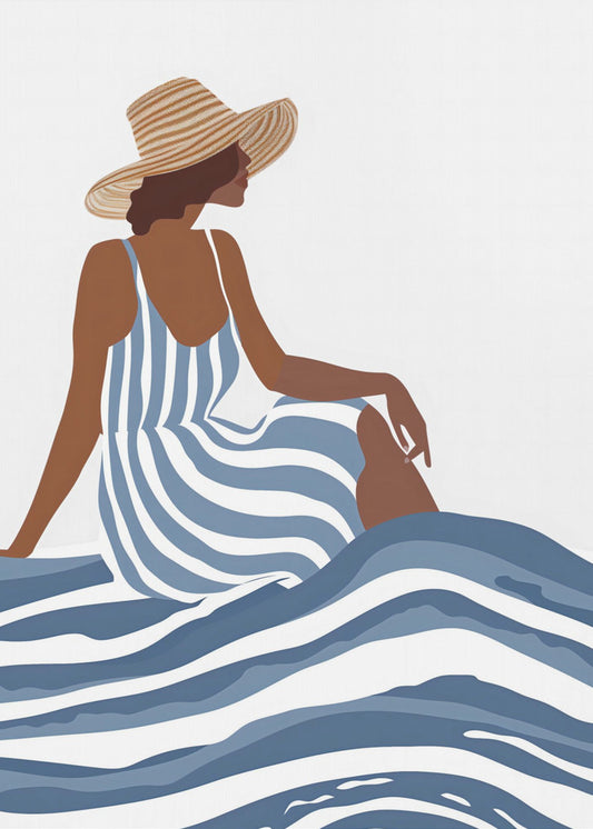 The Girl In the Striped Dress | Poster