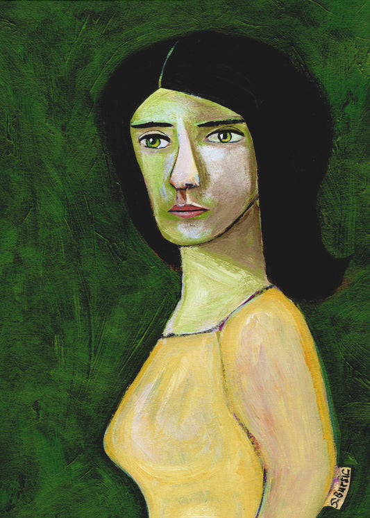 Vrouw uit de jaren 60 | Canvas