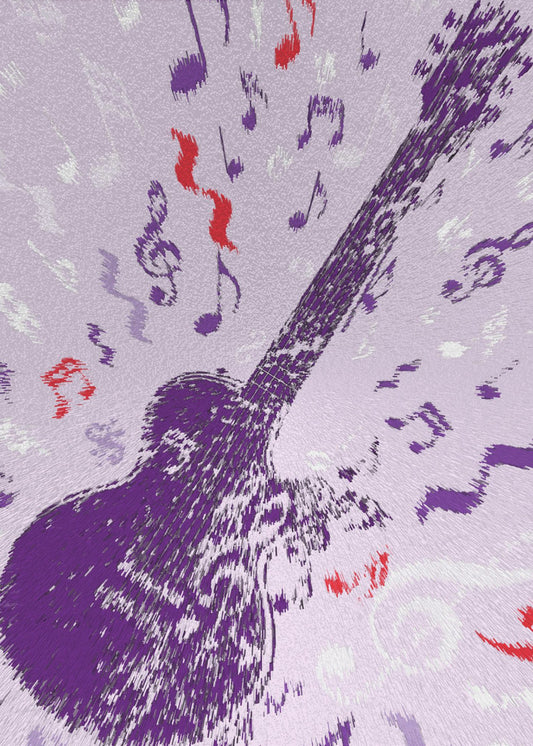 Elektrische gitaar popart exploderend | Poster